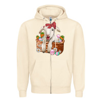 Sandshell easter lamb Zipper Hoodie - Jasminsmagicworld
