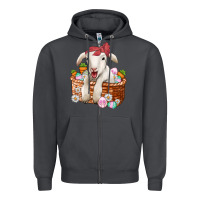 Smoke easter lamb Zipper Hoodie - Jasminsmagicworld
