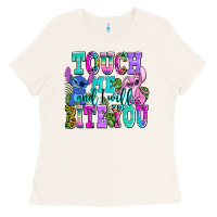 Bone touch me and i will bite Ladies Tee - AdoDesignShop