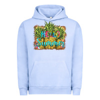 Pigment Grape Ice hello summer pineapple Urban Hoodie - BarkalooDesign