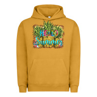 Pigment Peanut Butter hello summer pineapple Urban Hoodie - BarkalooDesign
