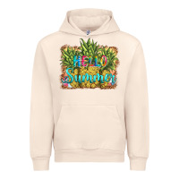 Sandshell hello summer pineapple Urban Hoodie - BarkalooDesign