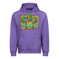 Tulip hello summer pineapple Urban Hoodie - BarkalooDesign
