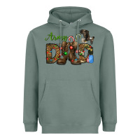 Sage Christmas Army Dad Heavyweight Hoodie - NancyCooperArtShop