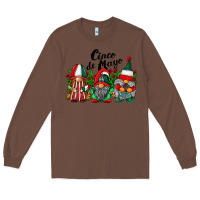 Chestnut cinco de mayo mexican flag gnomes Long Sleeve Tee - RacoonDesign