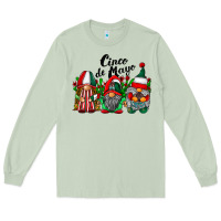 Matcha cinco de mayo mexican flag gnomes Long Sleeve Tee - RacoonDesign