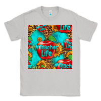 Moon Dust teacher apple seamless pattern Classic Tee - HRA Design Shop