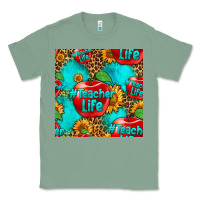 Sage teacher apple seamless pattern Classic Tee - HRA Design Shop