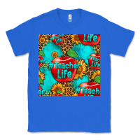 True Royal teacher apple seamless pattern Classic Tee - HRA Design Shop