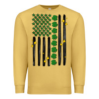 Shamrock Usa Flag Premium Sweatshirt | Teevron