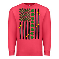 Cardinal shamrock usa flag Premium Sweatshirt - MaliasSmallBusiness