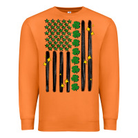 Carrot shamrock usa flag Premium Sweatshirt - MaliasSmallBusiness