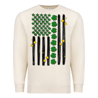 Sandshell shamrock usa flag Premium Sweatshirt - MaliasSmallBusiness