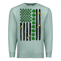 Seafoam shamrock usa flag Premium Sweatshirt - MaliasSmallBusiness
