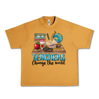 Peanut Butter teachers change the world Urban Heavy Tee - BarkalooDesign