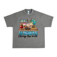 Tornado teachers change the world Urban Heavy Tee - BarkalooDesign