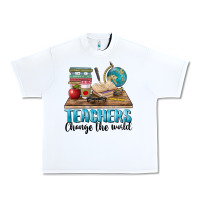 White teachers change the world Urban Heavy Tee - BarkalooDesign