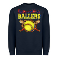 Navy busy raising ballers softball Heavyweight Sweatshirt - texasbilliewilder