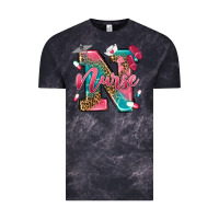 Cloud Black western nurse Vintage Tee - texasbilliewilder
