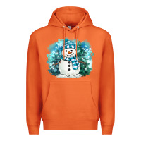 Carrot winter snowman Premium Hoodie - MaliasSmallBusiness