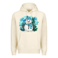 Tofu winter snowman Premium Hoodie - MaliasSmallBusiness