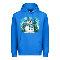 True Royal winter snowman Premium Hoodie - MaliasSmallBusiness
