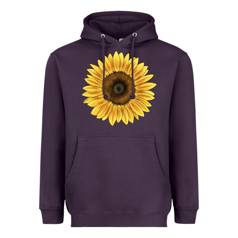 Giganteus Sunflower Heavyweight Hoodie by LillyAllenDesigns | Teevron
