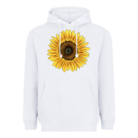 White giganteus sunflower Heavyweight Hoodie - LillyAllenDesigns