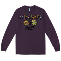 Plum granny of both Long Sleeve Tee - CowhideDigitalArt