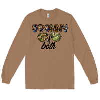Toasted Coconut granny of both Long Sleeve Tee - CowhideDigitalArt