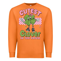 Carrot cutest clover in the patch Premium Sweatshirt - MaliasSmallBusiness