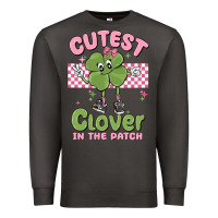 Smoke cutest clover in the patch Premium Sweatshirt - MaliasSmallBusiness