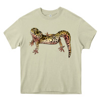 Mossy Gecko Lizard Illustrations Heavy Core Tee - LillyAllenDesigns