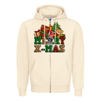 Sandshell merry xmas with christmas Zipper Hoodie - AdoDesignShop