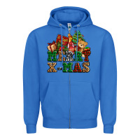 True Royal merry xmas with christmas Zipper Hoodie - AdoDesignShop