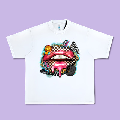 Race Lips Urban Heavy Tee Designed By Zillion Design Studio