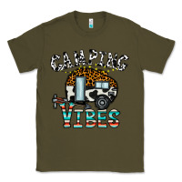Army Green camping vibes Classic Tee - CowhideDigitalArt