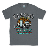 Charcoal Heather camping vibes Classic Tee - CowhideDigitalArt