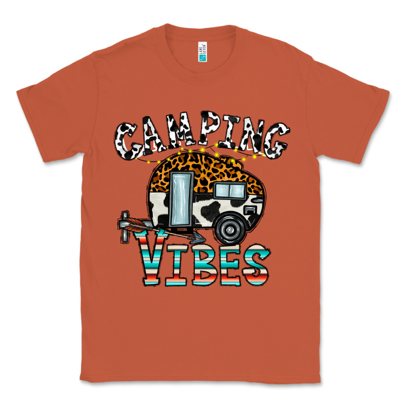 Camping Vibes Classic Tee by CowhideDigitalArt | Teevron