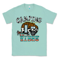 Seafoam camping vibes Classic Tee - CowhideDigitalArt