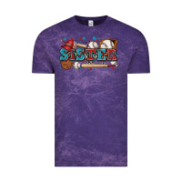 Cloud Purple sister baseball Vintage Tee - Zillion Design Studio