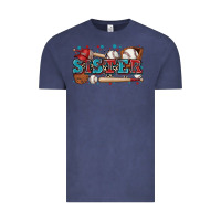 Vintage Denim sister baseball Vintage Tee - Zillion Design Studio