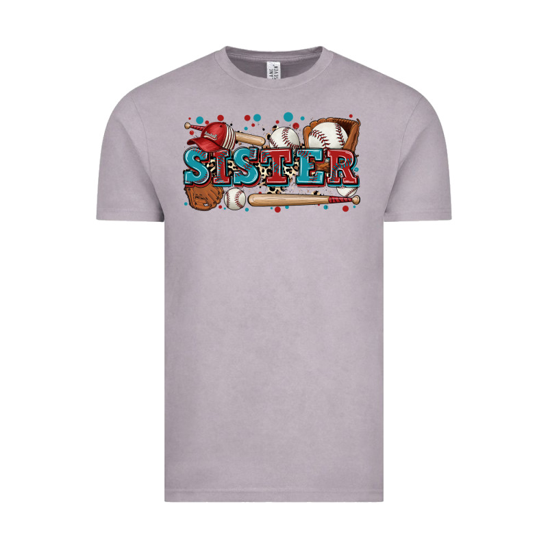 Sister Baseball Vintage Tee by Zillion Design Studio | Teevron