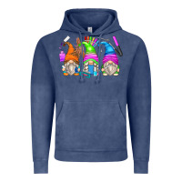 Vintage Denim nail tech gnomes Vintage Hoodie - Zillion Design Studio