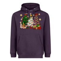 Cake Christmas Trees Heavyweight Hoodie | Teevron