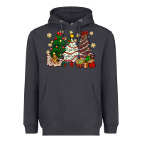 Smoke Cake Christmas trees Heavyweight Hoodie - NancyCooperArtShop