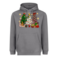 Storm Cake Christmas trees Heavyweight Hoodie - NancyCooperArtShop