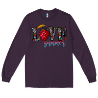Plum love summer Long Sleeve Tee - CowhideDigitalArt