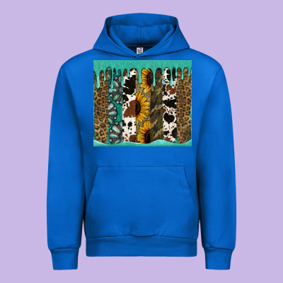 Western Brushstroke Tumbler Urban Hoodie Designed By Jasminsmagicworld