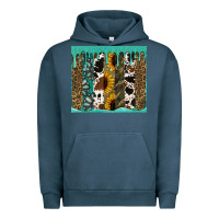 Pigment Midnight Navy western brushstroke tumbler Urban Hoodie - Jasminsmagicworld